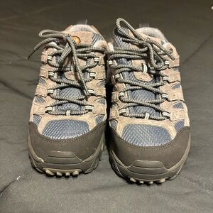 Merrell Gray and Blue Lace-Up Boots